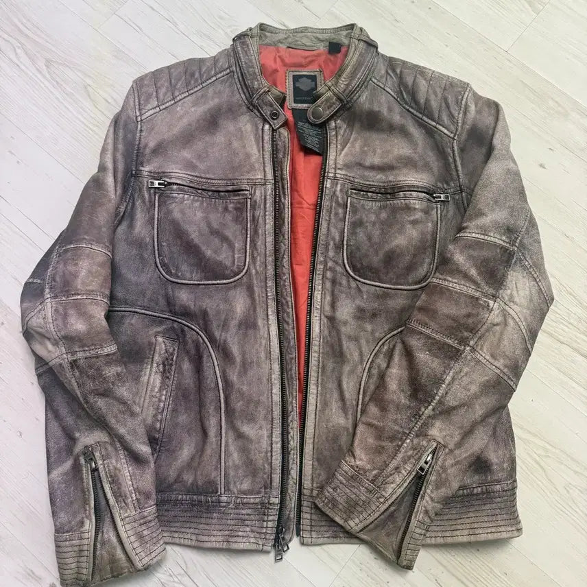 [BUNJANG] Harley-Davidson Lambskin Leather Jacket L / 할리데이비슨  램스킨 양가죽 자켓 L