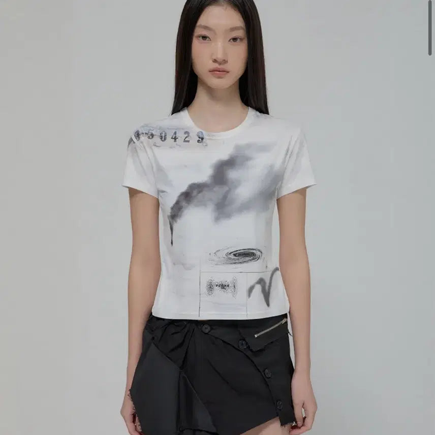 [BUNJANG] Flareup Milky Way T-Shirt Size 2 / 플레어업 밀키웨이 티셔츠 2사이즈