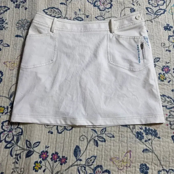 [BUNJANG] Louis Castel White Golf Skirt / 루이까스텔 화이트 골프 스커트 29