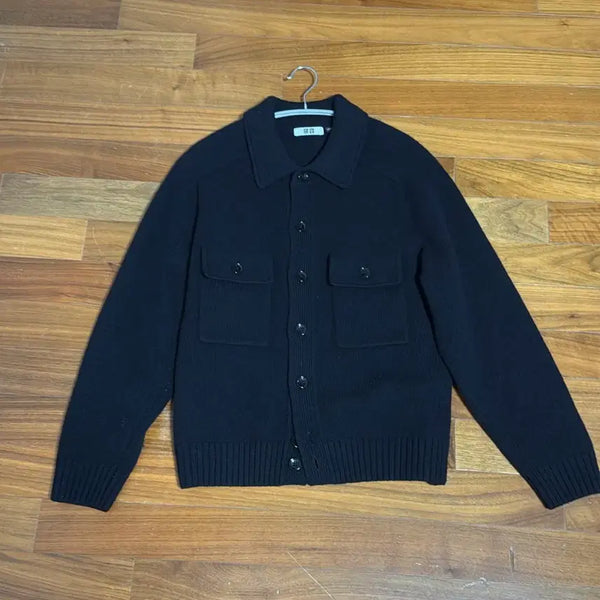 [BUNJANG] Uniqlo x Lemaire Lambswool Knit Jacket / 유니클로 르메르 램스울니트자켓