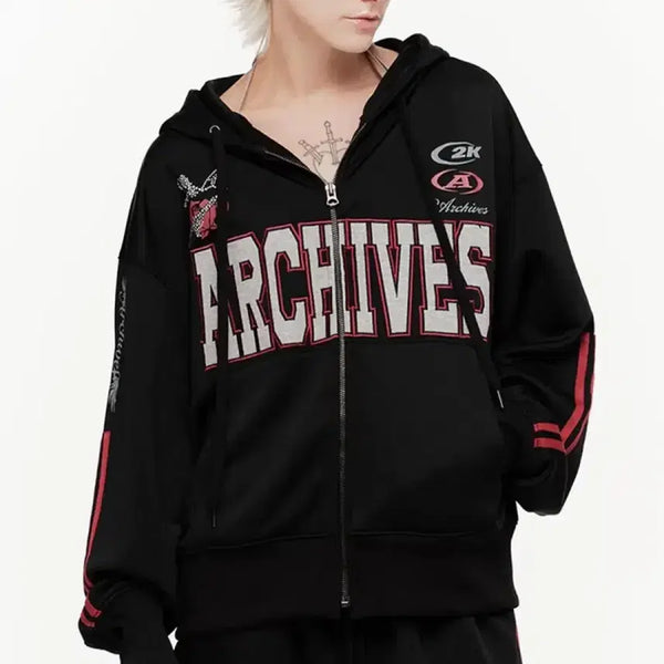 [BUNJANG] 2000 ARCHIVES ROSIE HOODIE ZIP UP / 2000아카이브스 ROSIE HOODIE ZIP UP