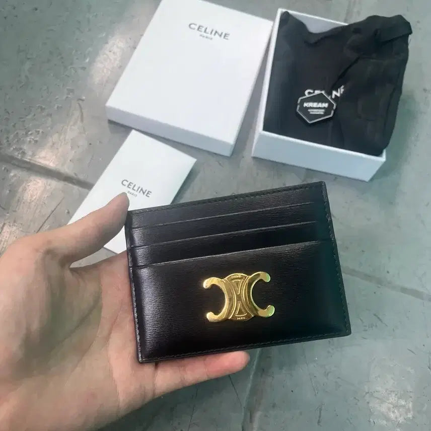 [BUNJANG] Celine Triomphe Card Holder / [크림판/새상품급] 셀린느 트리옹프 카드지갑