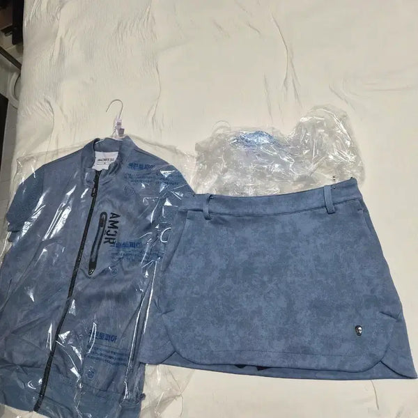 [BUNJANG] Amazingcree Golf Wear Set - Cobalt Blue / 어메이징크리 골프복 셋트