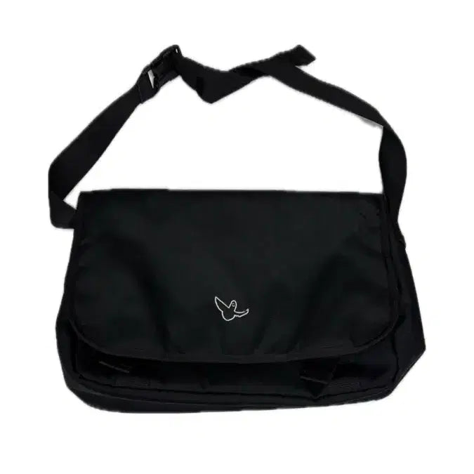 [BUNJANG] Carhartt WIP Script Logo Messenger Bag Black / 칼하트 WIP 스크립트 로고 메신저백 블랙