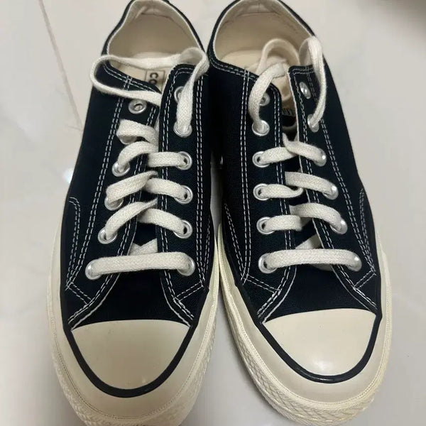 [BUNJANG] Converse Chuck 70 Low Top Black (250mm) / 컨버스 척70 로우 250mm 팝니다