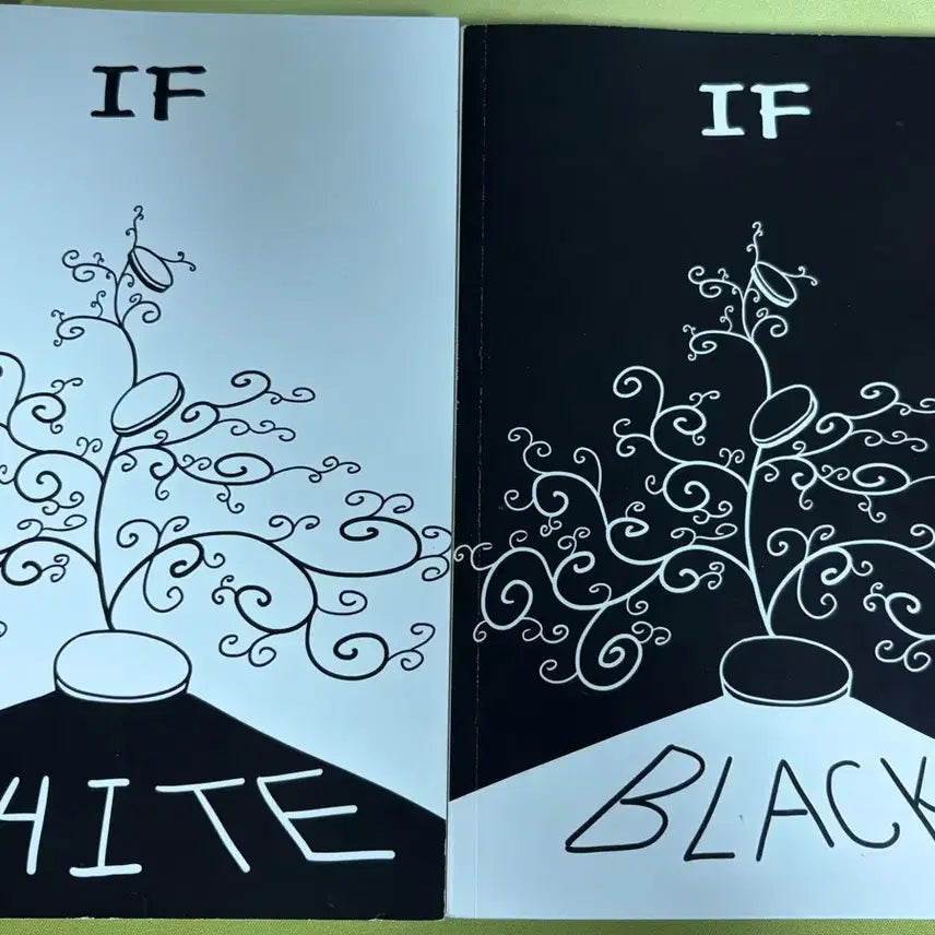 [BUNJANG] Undertale Fanbook If White/Black Bundle Set (2 Volumes) / 언더테일 회지 if 화이트/블랙 2권 일괄