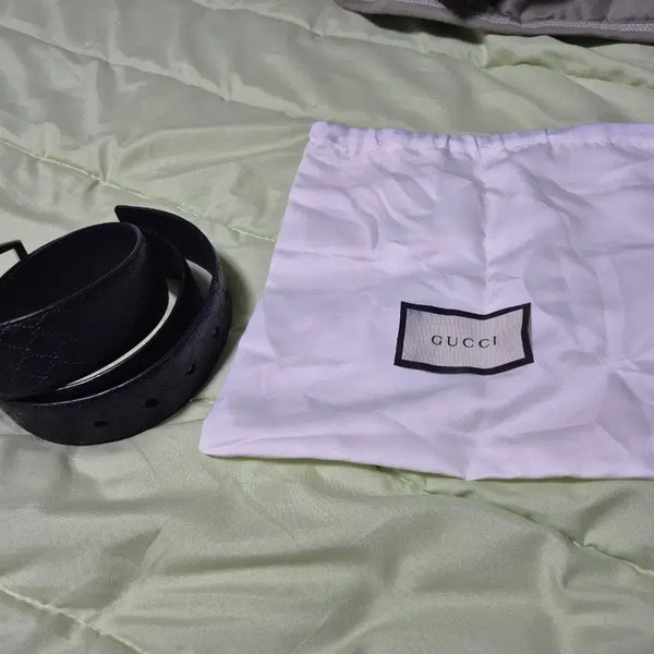 [BUNJANG] Gucci Men's Leather Belt / 구찌 남성 가죽벨트