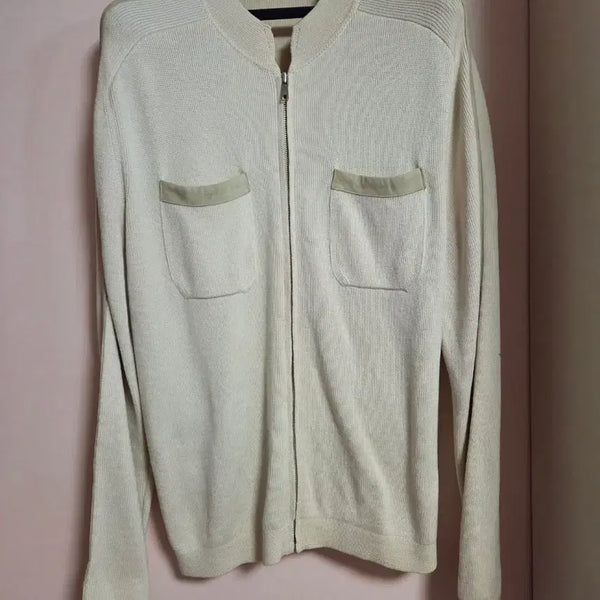 [BUNJANG] TIME Zip-Up Cardigan Beige / TIME 집업 가디건 베이지