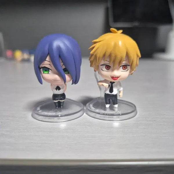 [BUNJANG] Chainsaw Man Denji & Reze Standing Gacha Figure Bundle Set / 덴지,레제 스텐딩 가챠 일괄