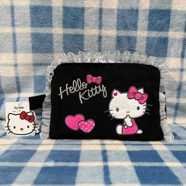 [BUNJANG] Hello Kitty Frill Pouch / 헬로키티 프릴 파우치