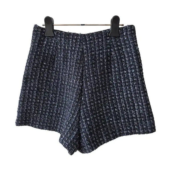 [BUNJANG] Tweed Short Pants Navy / S/트위드 숏팬츠 네이비/새제품
