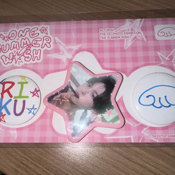 [BUNJANG] NCT WISH Riku Pin Button Set / (미사용) 엔시티위시 리쿠 핀버튼 세트