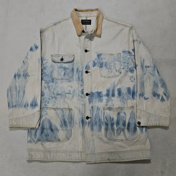 [BUNJANG] Polo Ralph Lauren 90s Country Tie-Dye Work Half Jacket / 폴로 랄프로렌 90s 컨트리 타이 다이 워크 하프 자켓 급처