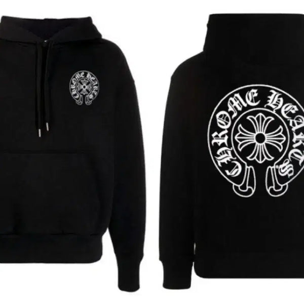 [BUNJANG] Chrome Hearts Horseshoe Couple Hoodie / 크롬하츠 왕말굽 커플후드 티셔츠