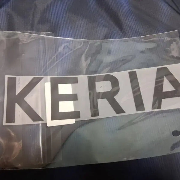 [BUNJANG] T1 Keria 2024 Worlds Jersey Name Set / 24 월즈 케리아 마킹지
