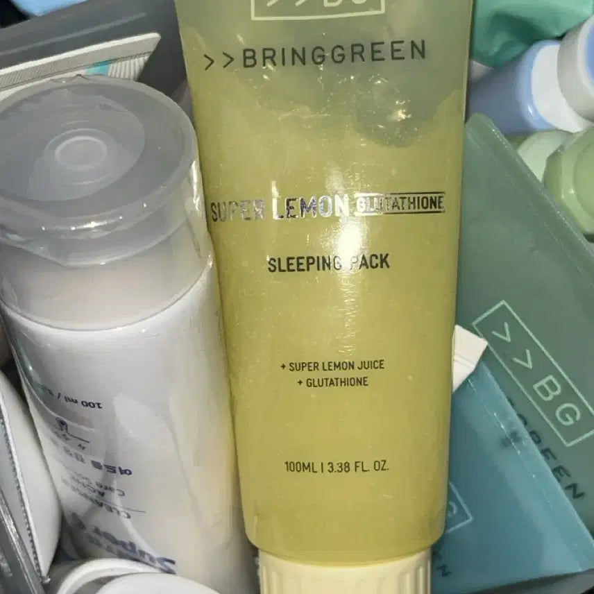 [BUNJANG] Bringgreen Super Lemon Glutathione Sleeping Pack 100ml / 브링그린 슈퍼레몬 글리타치온 슬리핑팩 100ml