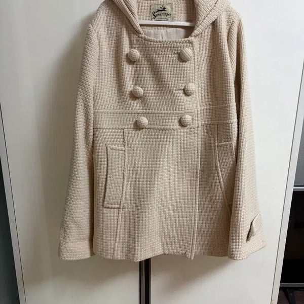 [BUNJANG] Morrigirl Vanilla Hooded Coat / 모리걸 바닐라 후드 코트
