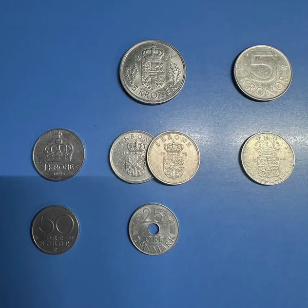 [BUNJANG] Norway, Denmark, Sweden Coin Set / 노르웨이 덴마크 스웨덴 동전