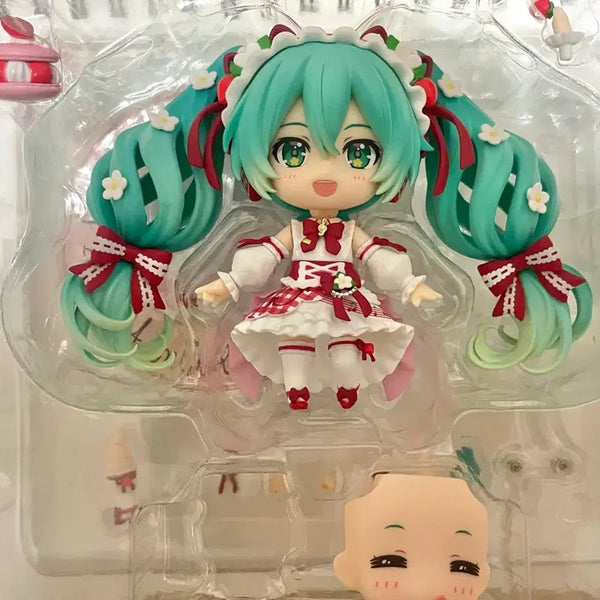 [BUNJANG] Strawberry Miku Nendoroid Parts Bundle Set (Missing 1 Face Plate) / 딸기 미쿠 넨도로이드 파츠 일괄(얼굴 1개 없음)