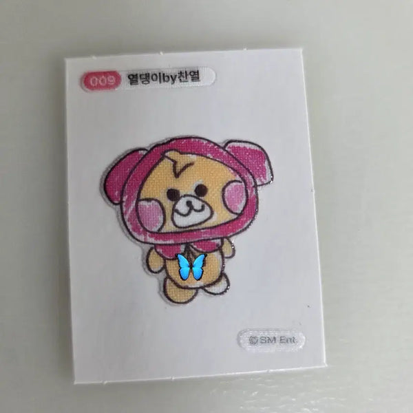 [BUNJANG] EXO Group 2 Chun Chu Character Yeol Denge Sticker Random Chanyeol / 엑소 뭉치즈 캐릭터 열댕이 띠부띠부씰 스티커 랜덤 찬열