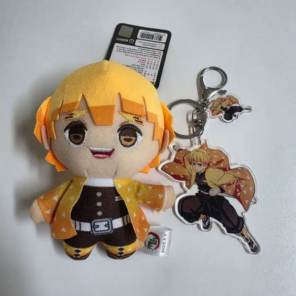 [BUNJANG] Demon Slayer Zenitsu Keychain Set / 귀멸의칼날 젠이츠 키링 세트