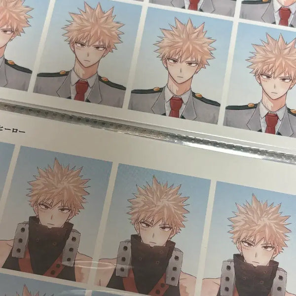 [BUNJANG] Katsuki Bakugo Event Cafe Lucky Draw Set / 바쿠고 비공식 굿즈 비공굿 증명사진
