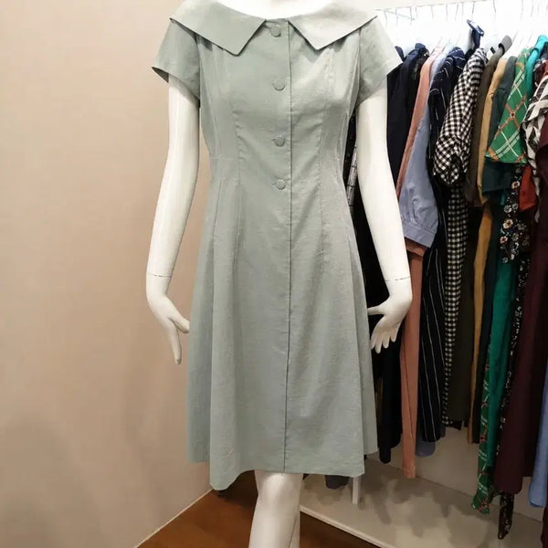 [BUNJANG] The I'Z Linen Dress Size 55 / 실착3회. 더아이잗 린넨원피스 55사이즈