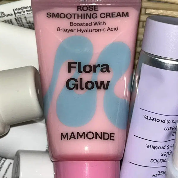[BUNJANG] Mamonde Flora Glow Rose Smoothing Cream Sample 25ml / 마몽드 플로라 글로우 로즈 스무딩 크림 견본품 25ml