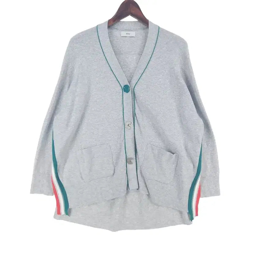 [BUNJANG] Ozoc Rayon Blend Oversized Cardigan / [여85]오즈세컨 레이온혼방 오버핏 가디건[Y68-111]/레이디블루