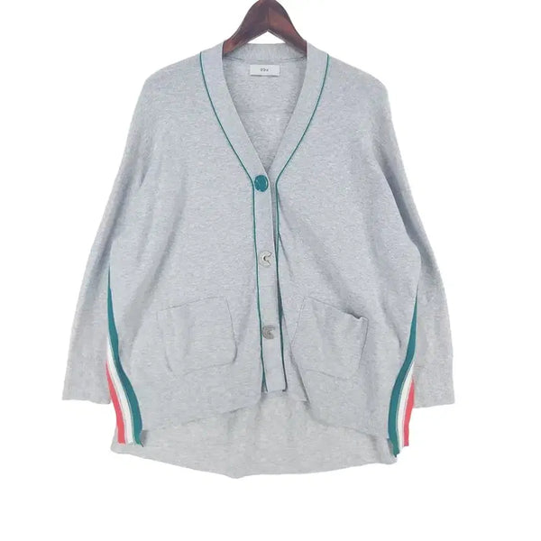[BUNJANG] Ozoc Rayon Blend Oversized Cardigan / [여85]오즈세컨 레이온혼방 오버핏 가디건[Y68-111]/레이디블루