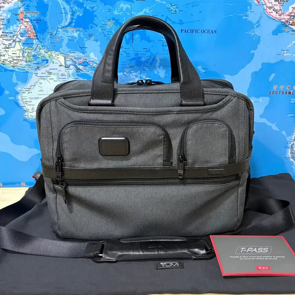 [BUNJANG] Tumi Alpha 2 Expandable Laptop Briefcase / 투미 알파2 익스팬더블 랩탑 서류가방.확장형