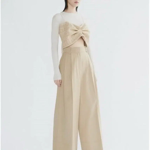 [BUNJANG] Recto Beige Slacks / 렉토 베이지 슬랙스