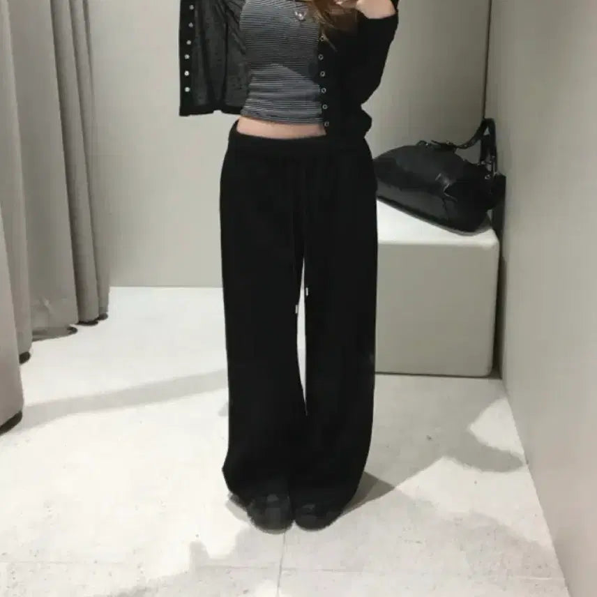 [BUNJANG] Ablfy Folding Wide Pants / 에이블리 폴딩 와이드 팬츠
