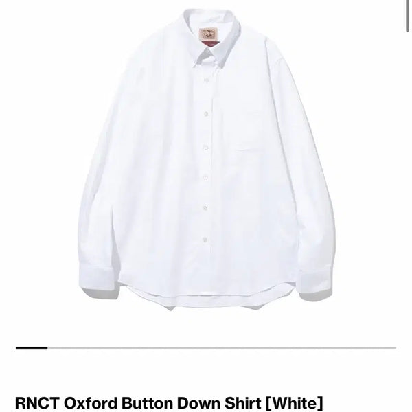 [BUNJANG] Renacts Oxford Button-Down Shirt White / 리넥츠 옥스포드 버튼다운셔츠2(100-105)