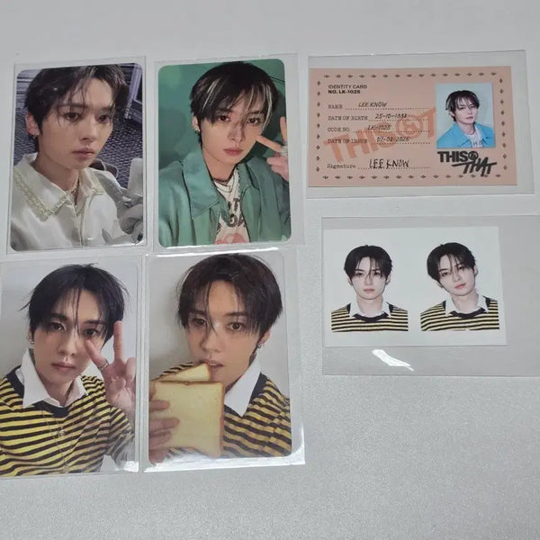 [BUNJANG] Stray Kids Lee Know THIS&THAT Photocard Bundle Set / 스트레이 키즈 리노 포토카드 세트 스키즈 this&that thisthat 포카