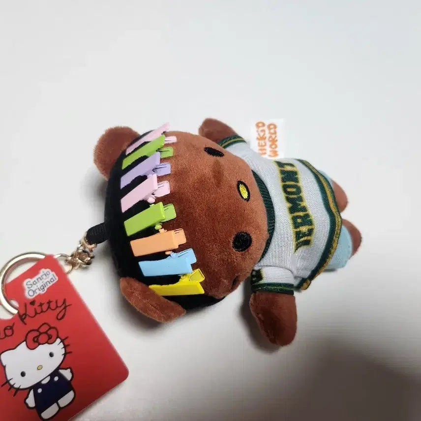 [BUNJANG] Hello Kitty Vermont Drake Collaboration Doll Keychain / 헬로키티 버몬트 드레이크 인형 키링
