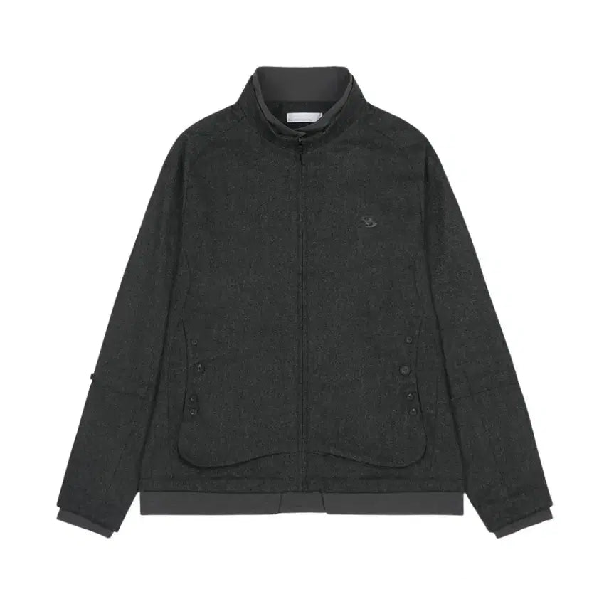 [BUNJANG] Sansan Gear Button Jacket Charcoal / [1 2 3 4] 산산기어 버튼 자켓 차콜