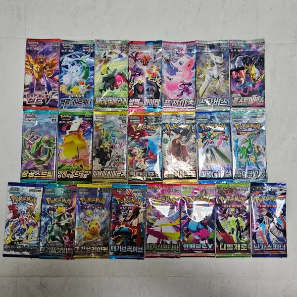 [BUNJANG] Pokemon Card Packs Bundle (22 Packs) / 포켓몬카드팩 총22팩(팩수집추천,서치)