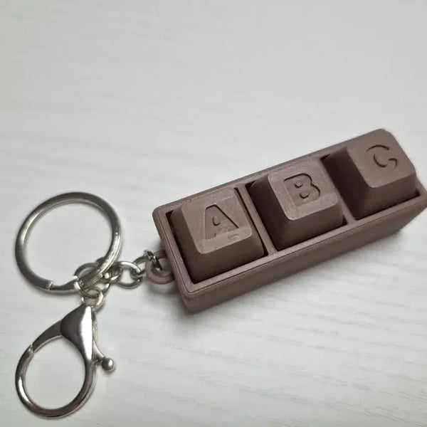 [BUNJANG] Encanto ABC Chocolate Keycap Keyring / 엔칸토 ABC 초콜릿 키캡 키링