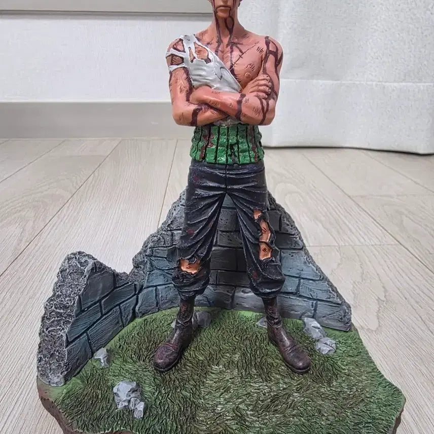 [BUNJANG] One Piece Zoro Resin Statue / 원피스 아무일도 없었다 조로 레진 피규어