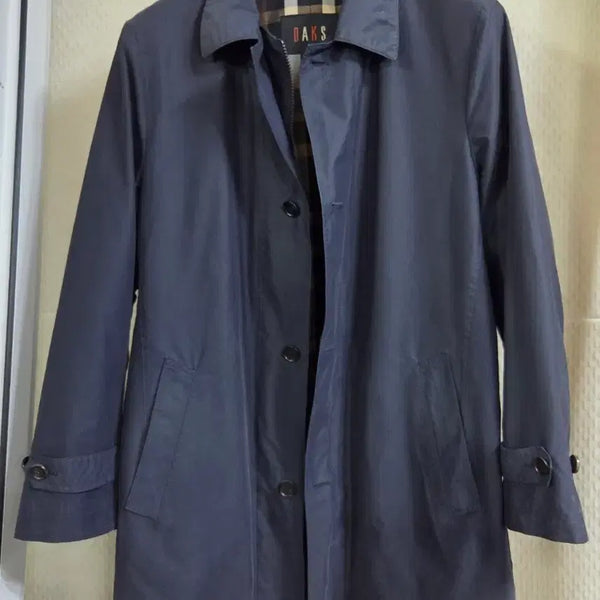 [BUNJANG] Daks Men's Trench Coat Navy Size 105 / 닥스 남성 트렌치 코트 네이비 105