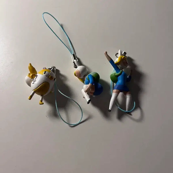 [BUNJANG] Finn & Jake Adventure Time Figure Keyring / 핀과 제이크의 어드벤처타임 피규어 키링