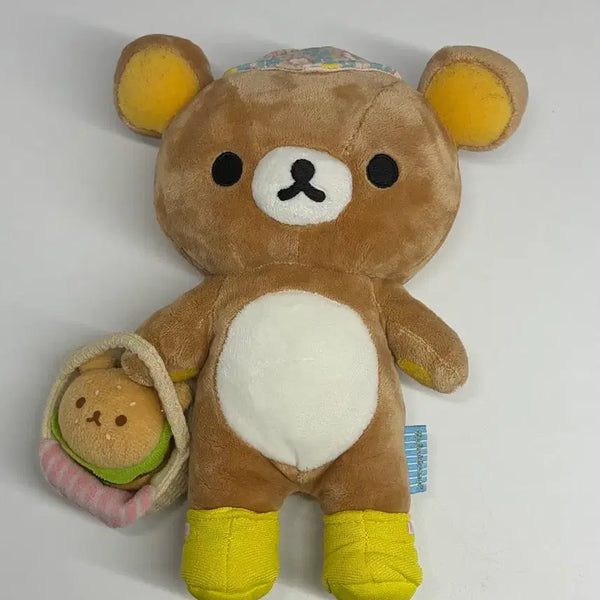 [BUNJANG] Rilakkuma Hamburger Plush Doll / 리락쿠마 피크닉 햄버거 인형