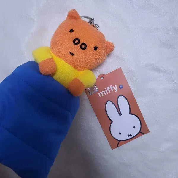 [BUNJANG] Miffy Poppy Sleeping Bag Doll Keychain / 미피 포피 침낭 인형키링