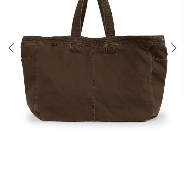 [BUNJANG] Etce Vintage Maxi Tote Bag Brown / Etce 빈티지 맥시 토트백 브라운