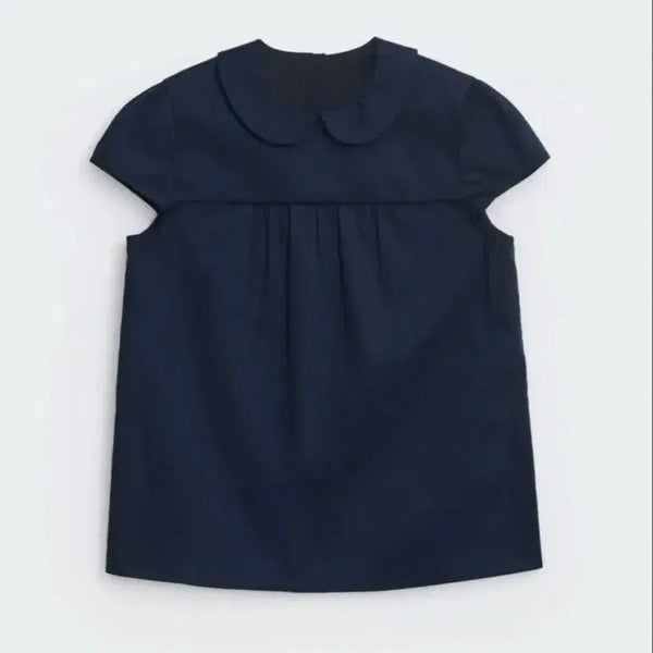 [BUNJANG] Cosmos Shirring Cap Sleeve Blouse / 코스모스 SHIRRING CAP SLEEVE BLOUSE