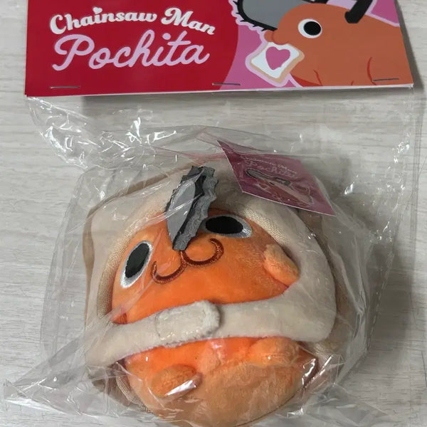 [BUNJANG] Chainsaw Man Pochita Plush Keychain (Sealed) / 체인소맨 식빵 포치타 인형 키링 미개봉 판매