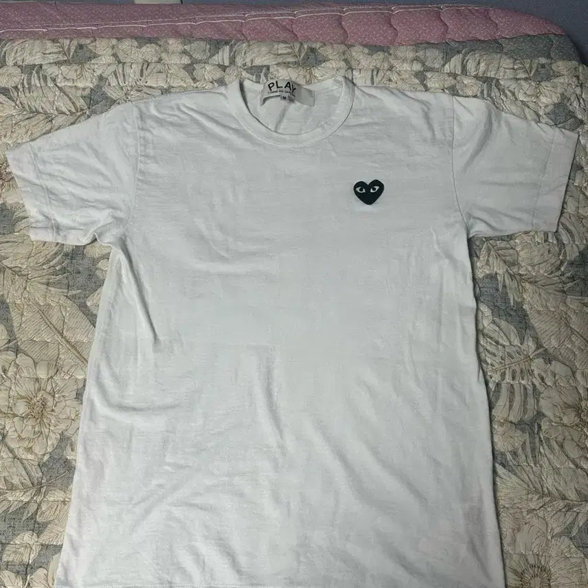 [BUNJANG] Comme des Garçons T-Shirt Set (Black, White) - Size M / (2개일괄)꼼데가르송 티셔츠 M(블랙, 화이트)