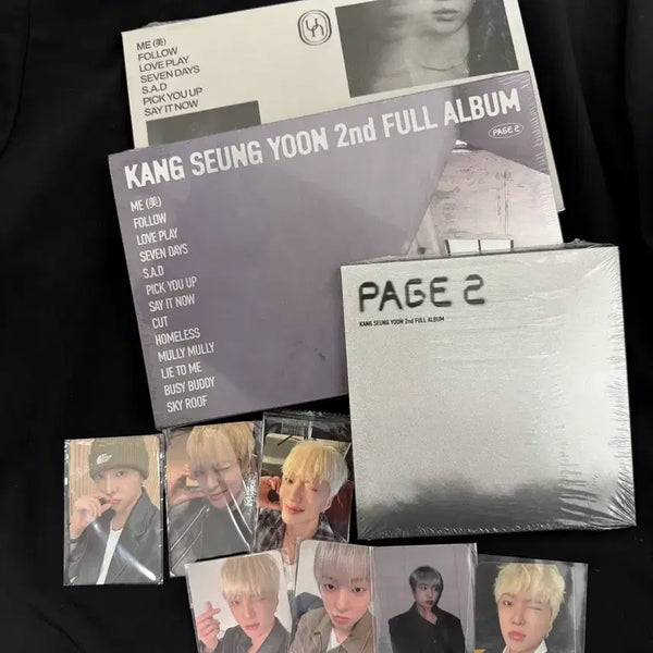 [BUNJANG] Yoon ‘PAGE 2’ 2nd Album & Photocard Set / 강승윤 2집 PAGE2 앨범과 포토카드 세트
