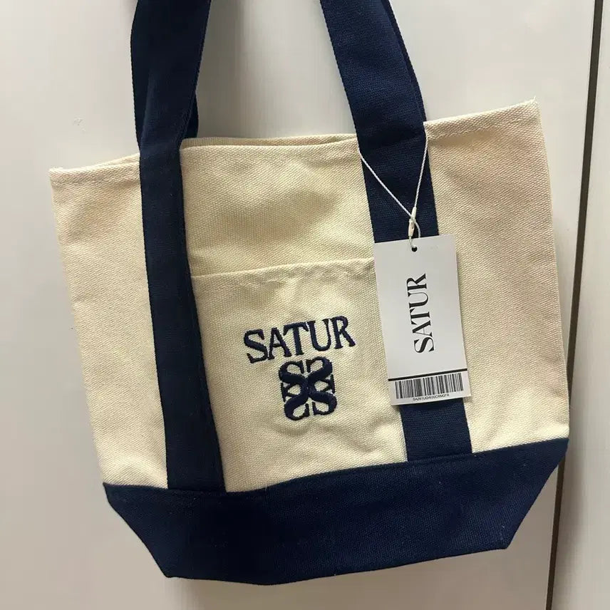 [BUNJANG] SATUR Eco Bag Navy / 새상품 SATUR 세터 에코백 가방 판매